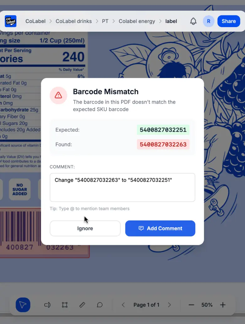 Mismatch Alerts