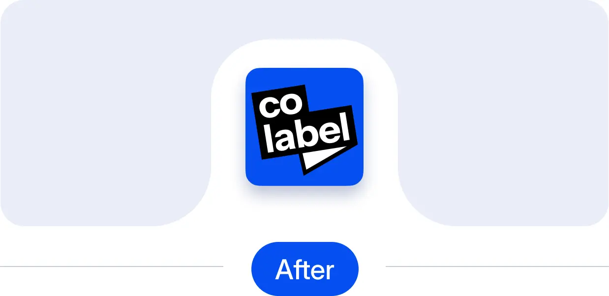 After CoLabel — organized workspace